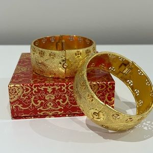 Chinese wedding gold bracelets